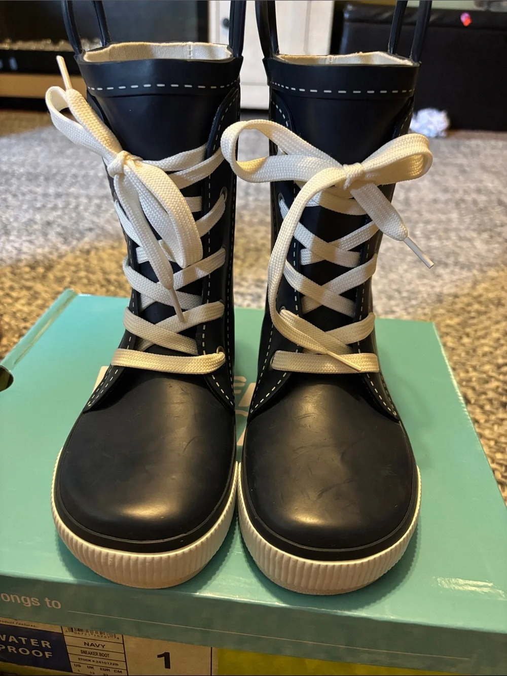 Western Chief waterproof navy